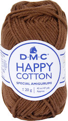 DMC Cotton Knitting Yarn Happy Brown 43m 20gr