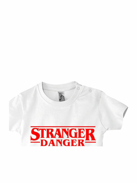 Παιδικό T-shirt White Stranger Things, Stranger...