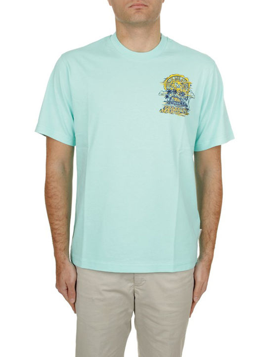 Franklin & Marshall T-shirt Bărbătesc cu Mânecă Scurtă Blue