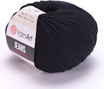 YarnArt Strickgarn Acrilyc Jeans Schwarz 160m 50gr