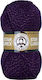 Madame Tricote Paris Star Lurex Metallisches Acrylgarn Lila 60m 100g