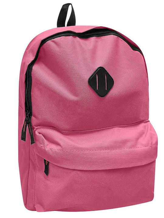Justnote Kindergarten Backpack School Bag With Water Bottle Holder Fuchsia 31 x 13 x 41cm