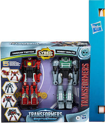 Easter Candle with Toys Transformers EarthSpark Cyber-Combiner Set 1 Terran Twitch & Robby Malto Figure for 8+ Years Hasbro