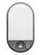 Adviti Wall-Mounted Outdoor Ceiling Light LED IP54 15W with Natural White Light 11.92x21.22x4.45εκ.