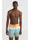 Cali Herren Badebekleidung Shorts Green mit Mustern