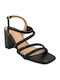 Women's Blondie Sandals With Thick Heel In Black (summer 2024)