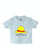 Tricou pentru copii Baby Blue One Piece Baby Hat Anime