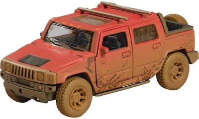 Goki Car Pull Back Hummer H2 SUT Pullback Red