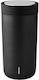 Stelton Glass Thermos Stainless Steel 400ml Black Metallic