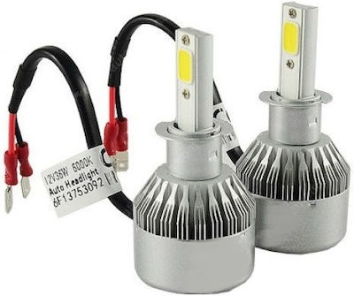 Lamps Car H3 LED 6000K Cold White 12V 1pcs