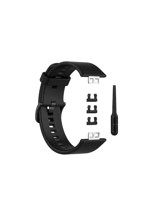 Edman Λουράκι Ανοξείδωτο Ατσάλι Μαύρο (Huawei Watch Fit)