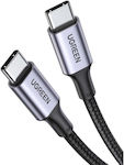 Ugreen USB 2.0 Cablu USB-C bărbătesc - USB-C de sex masculin / USB-A de sex masculin 100W Negru 3m
