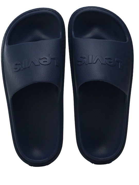 Flip-flops pentru bărbați Levi's Blue Rubber - 235652-006