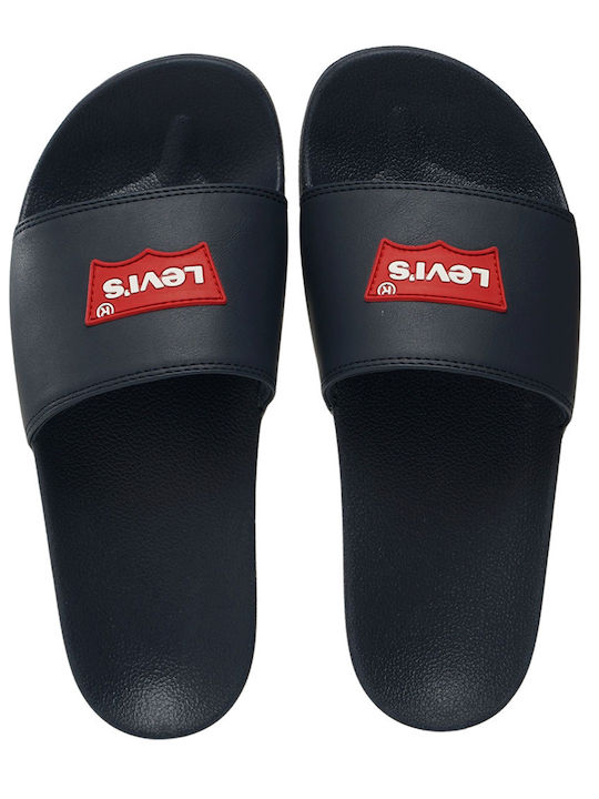 Levi's Ανδρικές Σαγιονάρες Μπλε Καουτσούκ - 235642-006
