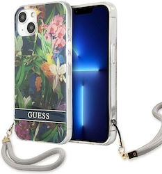 Guess Flower Strap Back Cover Plastic / Silicon...