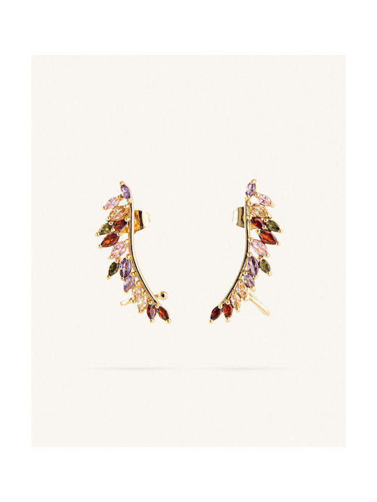 StanStefan Earrings Gold Plated with Stones