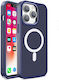 HQWear Back Cover Σιλικόνης / Πλαστικό Μπλε (iPhone 15 Pro)