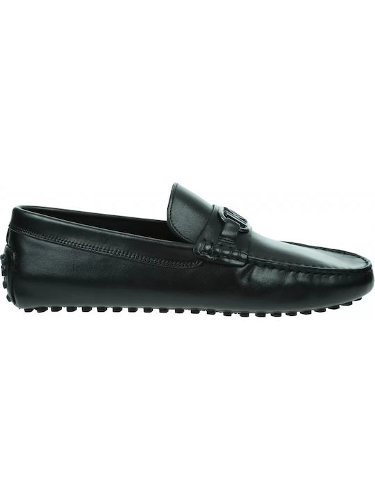 Loafer din piele Karl Lagerfeld Negru Kl22410 000-negru