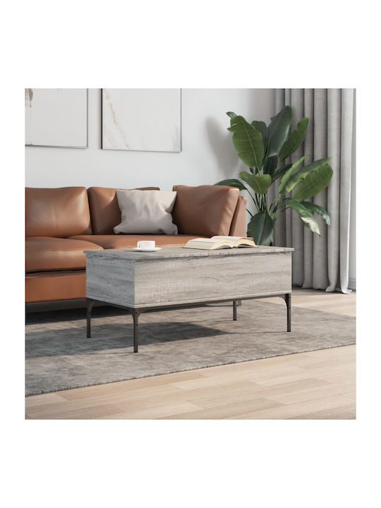 vidaXL Kaffeetisch Zentral Rechteckig Holz mit ...