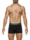 Inizio Men's Boxers Black 2Pack