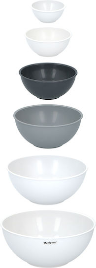 Alpina Appliances Mixing Bowl Plastic Capacity 0.6lt 6pcs