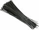 Kabelbinder Plastik 300mmx4.8mm in Schwarz Farbe (100Stück)