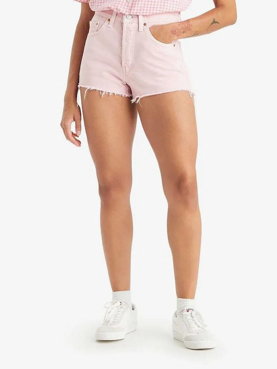 501 Original Femei Pantaloni scurți Dusty Chalk Pink Sho