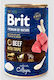 Brit Premium by Nature Wet Dog Food in Can with Beef and Tripe Grain-Free & Gluten Free 400gr