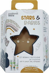 Panthenol Extra Babypflege-Set mit 3 Produkten + ein Geschenk in Form eines Baby-Lichtsterns