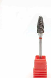 ALX Cosmetics Nail Drill Carbide Bit with Cone Head Red