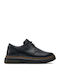 Δερμάτινα Γυναικεία Oxfords σε Μαύρο Χρώμα