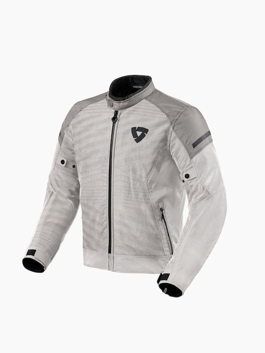 Rev'IT Sommer Herren Motorradjacke Wasserdicht Gray