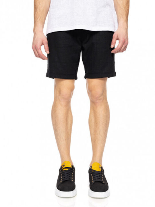 Splendid Ανδρικη Βερμουδα Λινη 51-221-017 Black