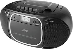 JVC Portable Radio-CD Player Equipped with CD Black