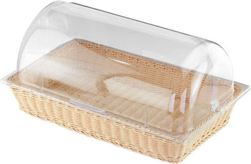 Stalgast Brotkorb mit Deckel Kunststoff Transparent 53x32.5x9cm Stalgast Brotkorb mit Deckel Kunststoff Transparent 53x32.5x9cm