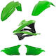 Set de Piese din Plastic pentru Motocicletă pentru Kawasaki KX Verde 1buc