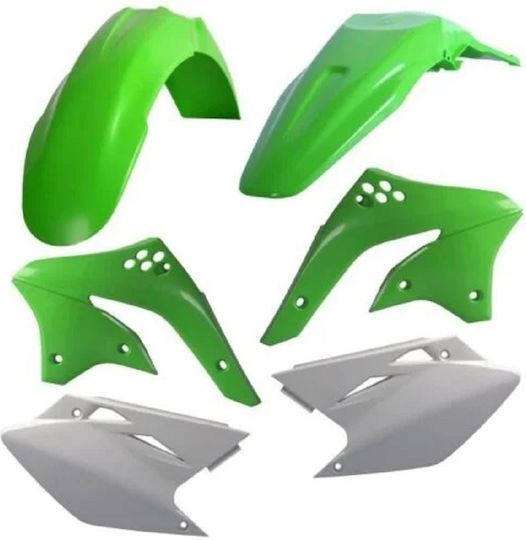 Set de Piese din Plastic pentru Motocicletă pentru Kawasaki KX Verde 1buc