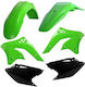 Set de Piese din Plastic pentru Motocicletă pentru Kawasaki KX Verde 1buc