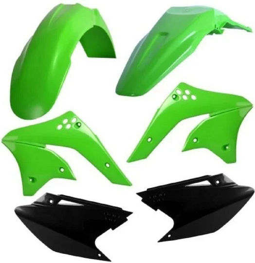 Set de Piese din Plastic pentru Motocicletă pentru Kawasaki KX Verde 1buc