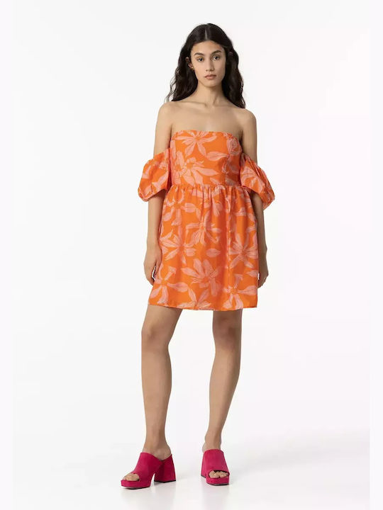 Tiffosi Mini Kleid Orange