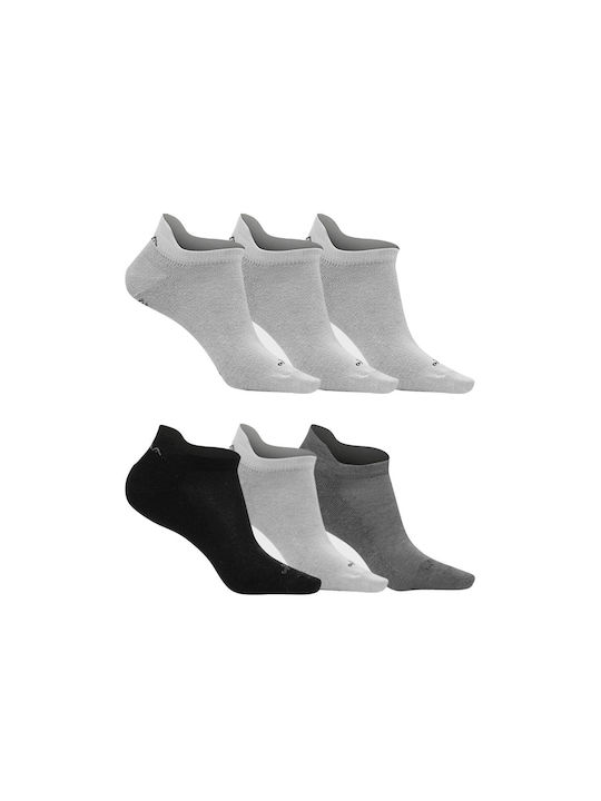 GSA Organicplus Athletic Socks White, White - Black - Grey, Black 6 Pairs