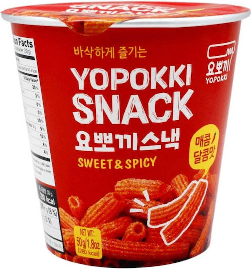 Yopokki Snack Sweet & Spicy 50g - Korean Tteokbokki Snack