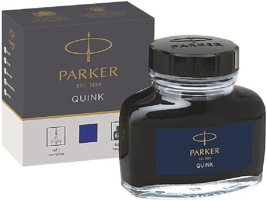 Parker Quink Replacement Ink for Pen Βlue 57ml