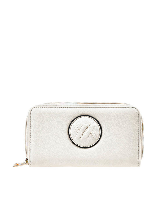 Verde Large Women's Wallet Classic Ecru