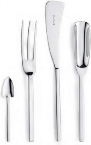 Pintinox Set de Tacâmuri Inoxidabil Argintiu 24buc
