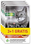 Purina Hrană umedă pentru Sterilizată Pisică Adultă în Pungă cu Carne de vită 85gr