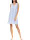 Pink Label Summer Women's Nightdress Blue