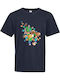 Kids' T-shirt French Navy Minecraft Gang