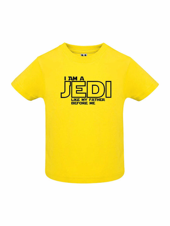 Παιδικό T-shirt Κοντομάνικο Lemon I Am A Jedi Like My Father Before Me, Star Wars