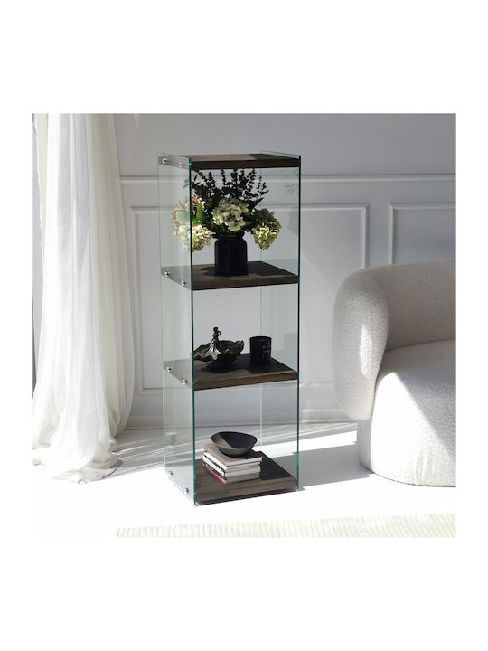 Anthracite Bookcase 40x35x120cm